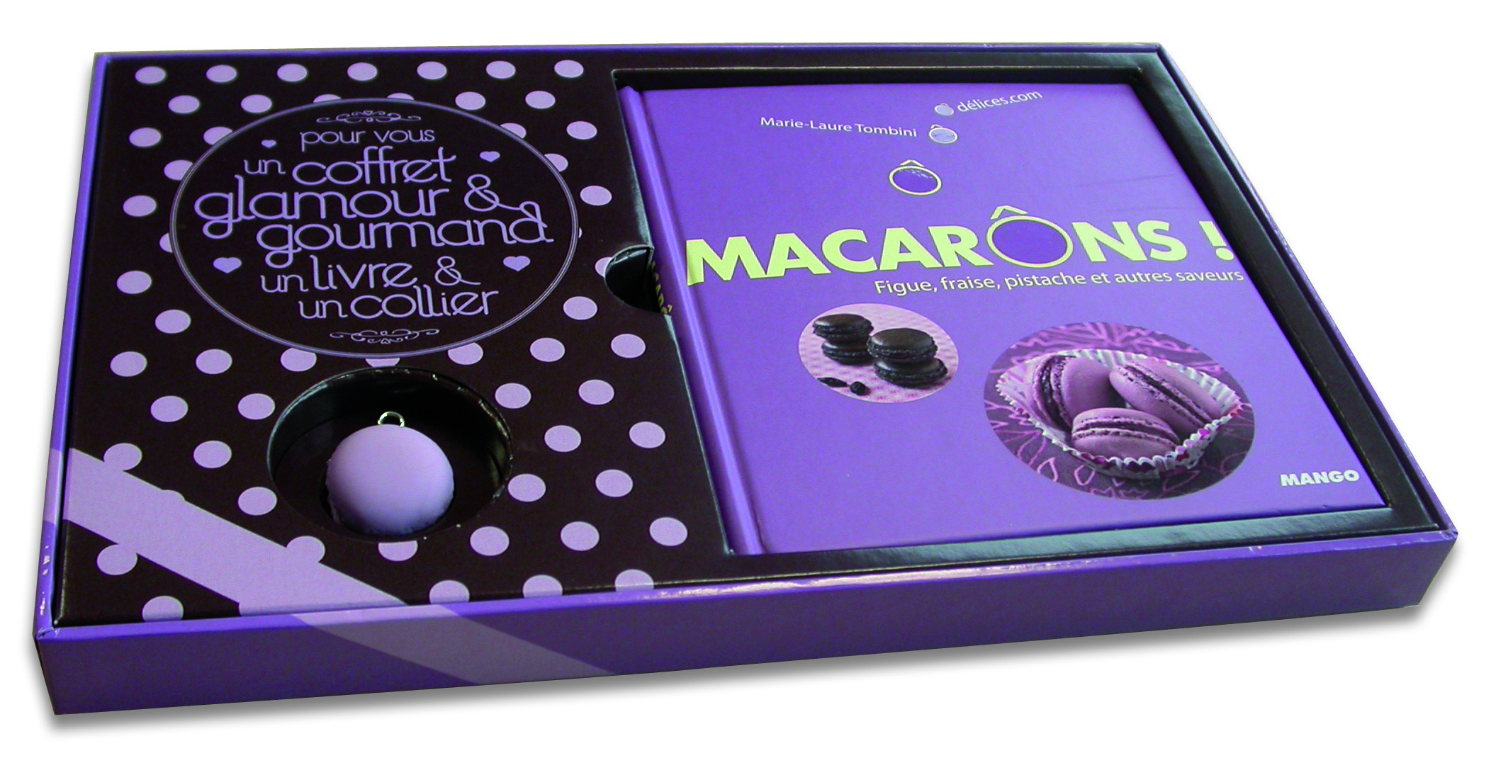 Ô MACARÔNS ! (COFFRET) 1 LIVRE DE RECETTES + 1 BIJOU (MACARON)