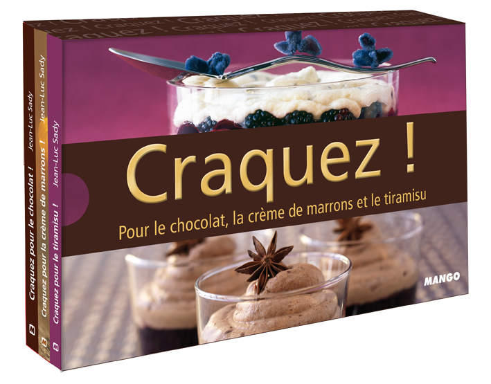 CRAQUEZ POUR LES DESSERTS DE FETES (ETUI 3 MINI LIVRES : TIRAMISU-CREME MARRON-CHOCOLAT)