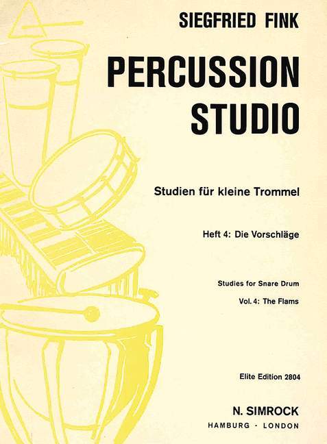 STUDIES FOR SNARE DRUM VOL. 4