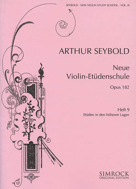NEUE VIOLIN ETUDES 9 OP.182 VIOLON