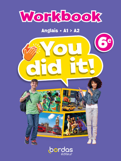 You did it! - Anglais 6e - 2023 - Workbook - Elève
