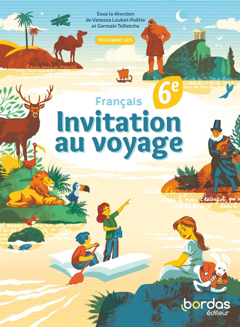 Invitation au voyage - Français 6e - 2025 - Manuel - élève