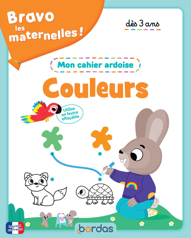 Bravo les maternelles - Mon cahier ardoise - Je découvre les couleurs