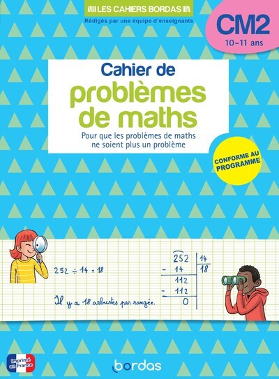 Mon cahier de problèmes de maths CM2