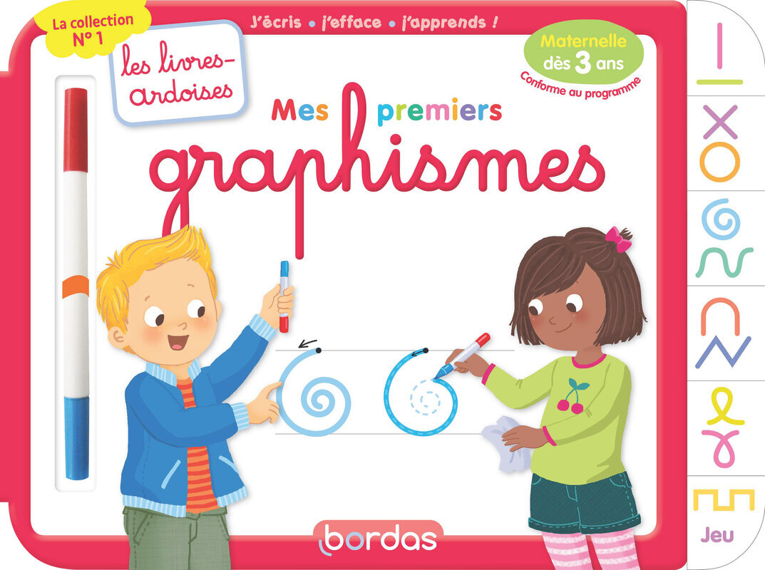 Les livres-ardoises - Mes premiers graphismes
