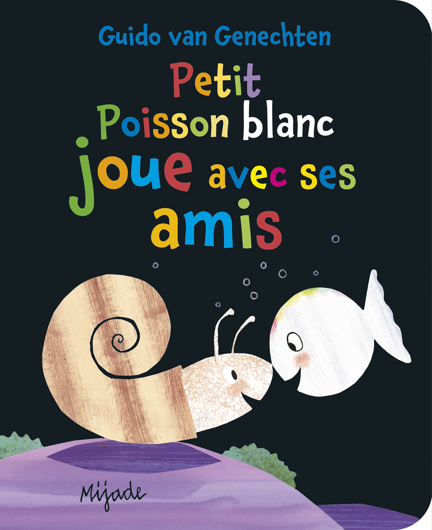Petit Poisson blanc joue avec ses amis