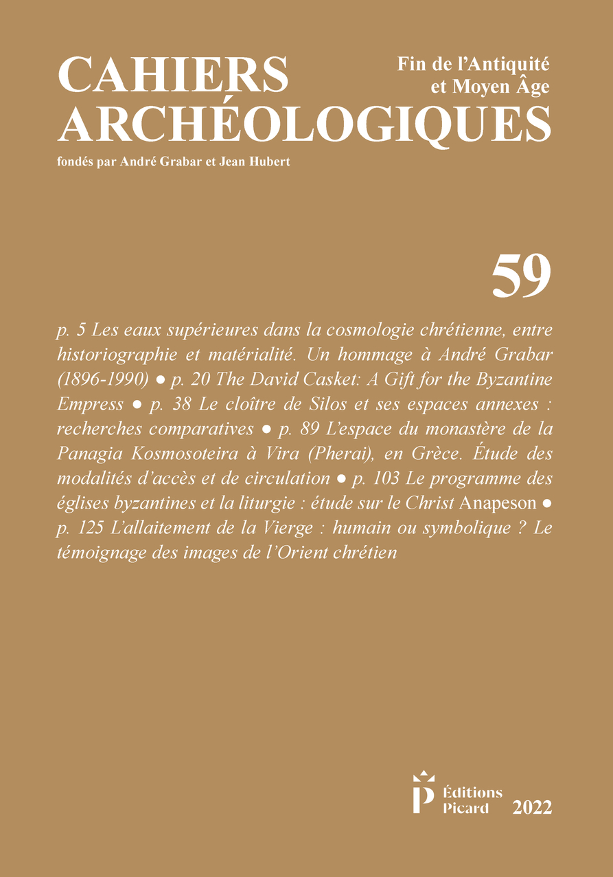Cahiers archéologiques, n° 59