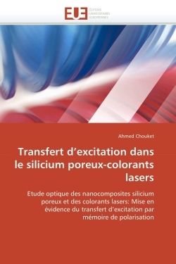 Transfert d excitation dans le silicium poreux-colorants lasers