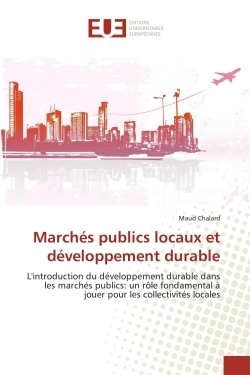 Marchés publics locaux et développement durable