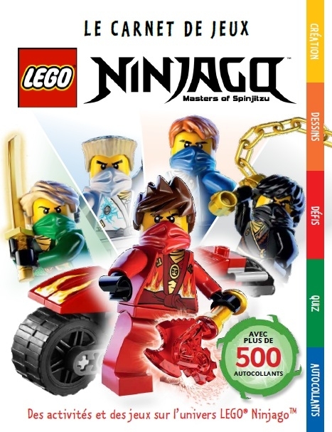 LEGO NINJAGO, LE CARNET DE JEUX