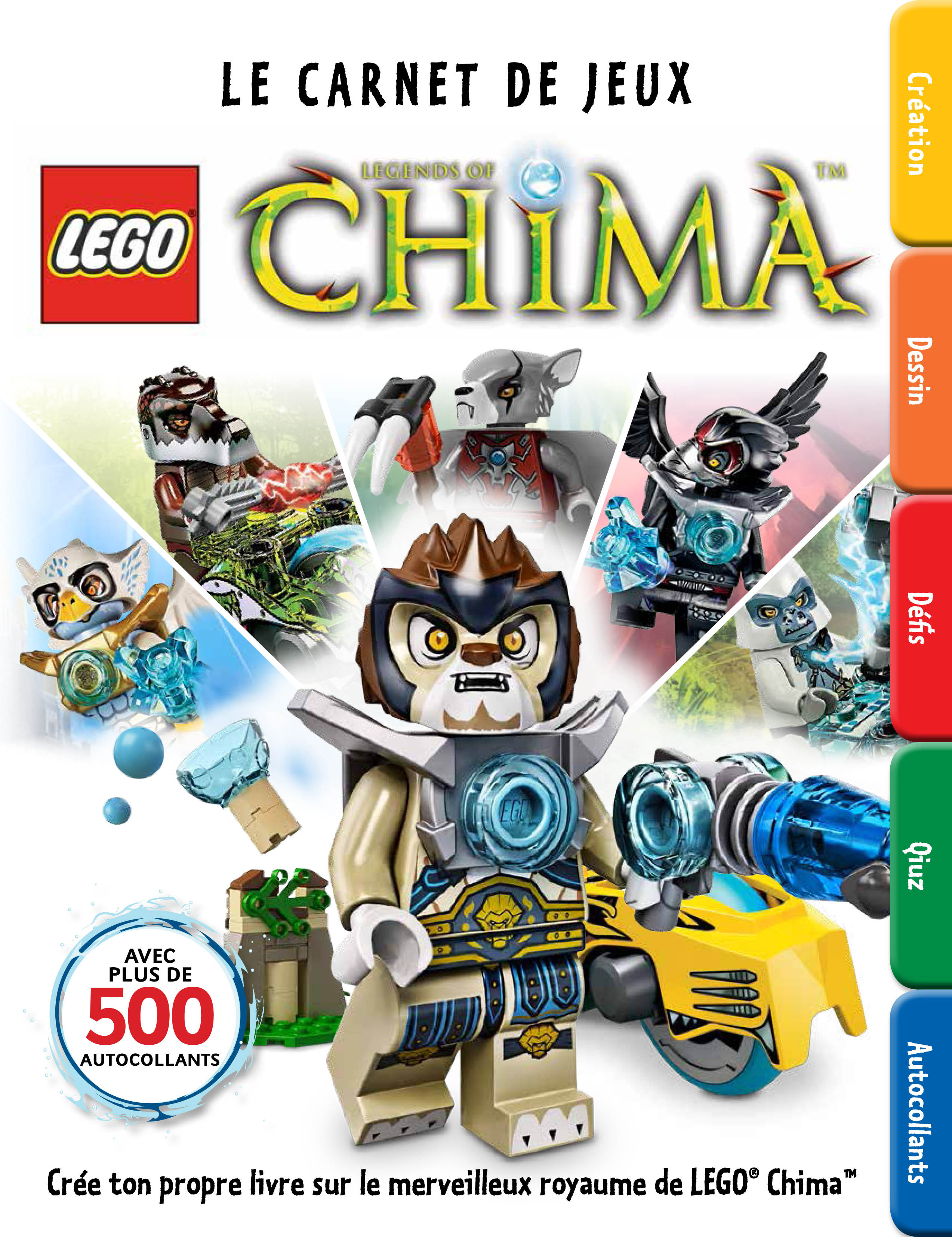 LEGO LEGENDS OF CHIMA, LE CARNET DE JEUX