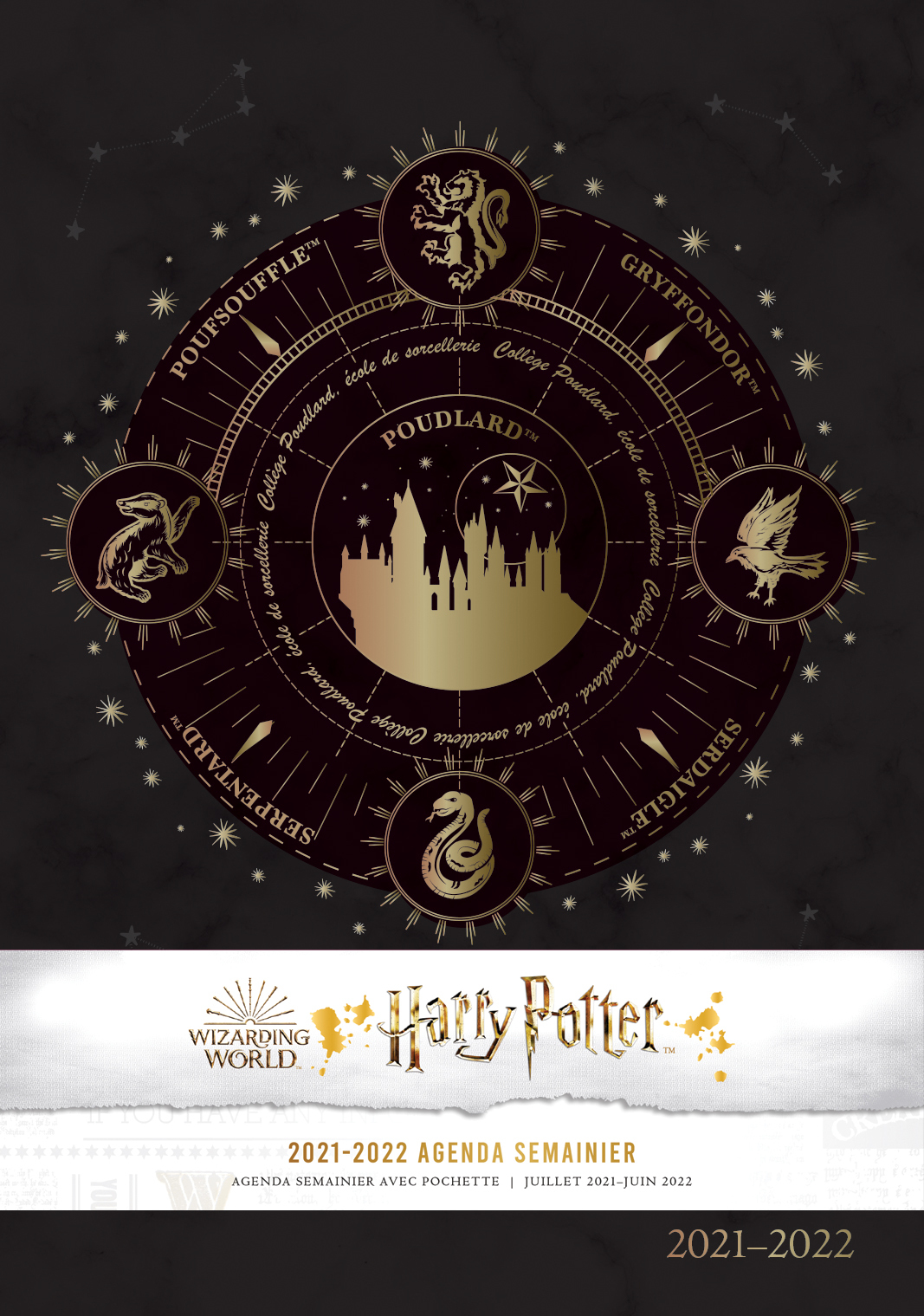 Harry Potter, agenda semainier 2021-2022