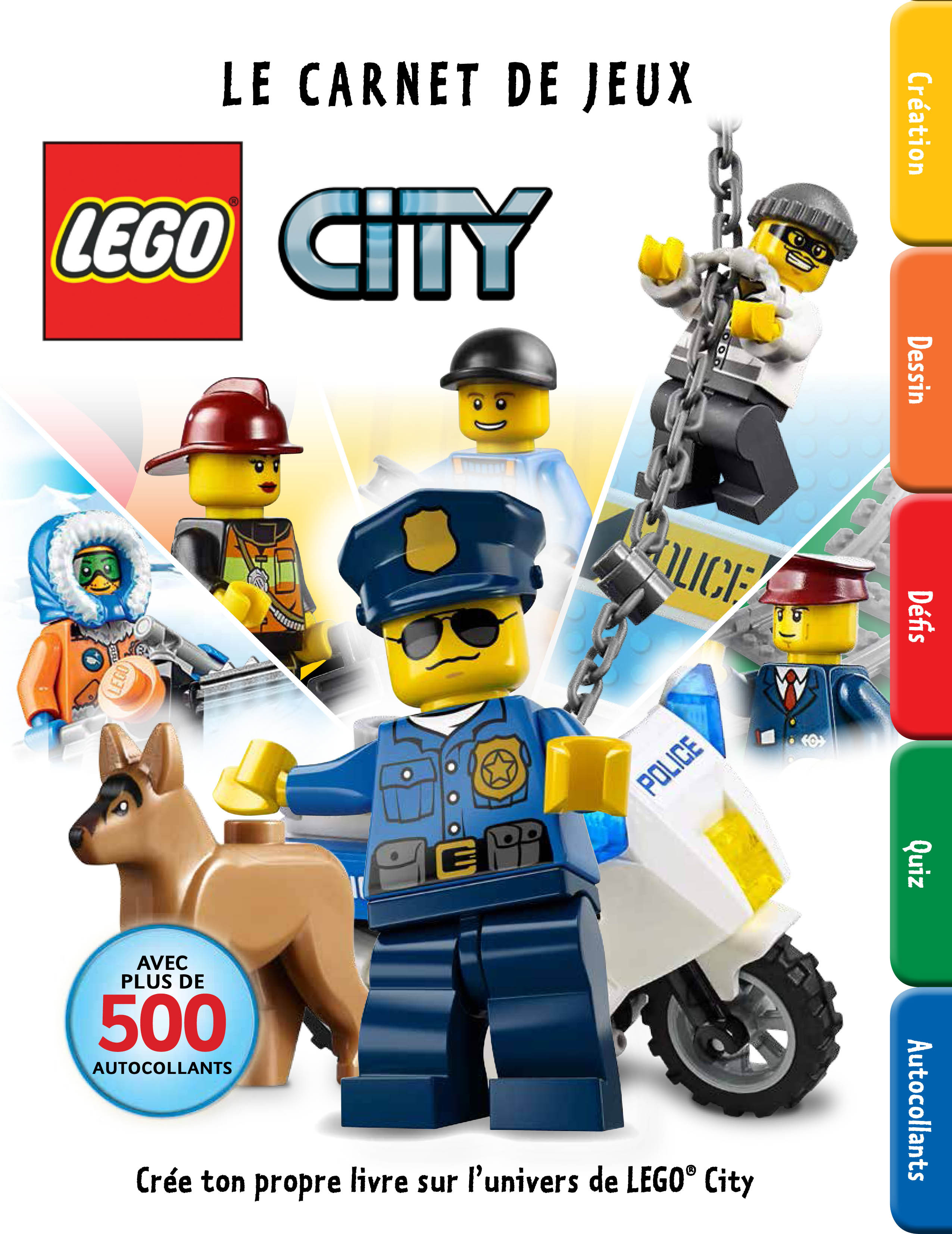 LEGO CITY, LE CARNET DE JEUX
