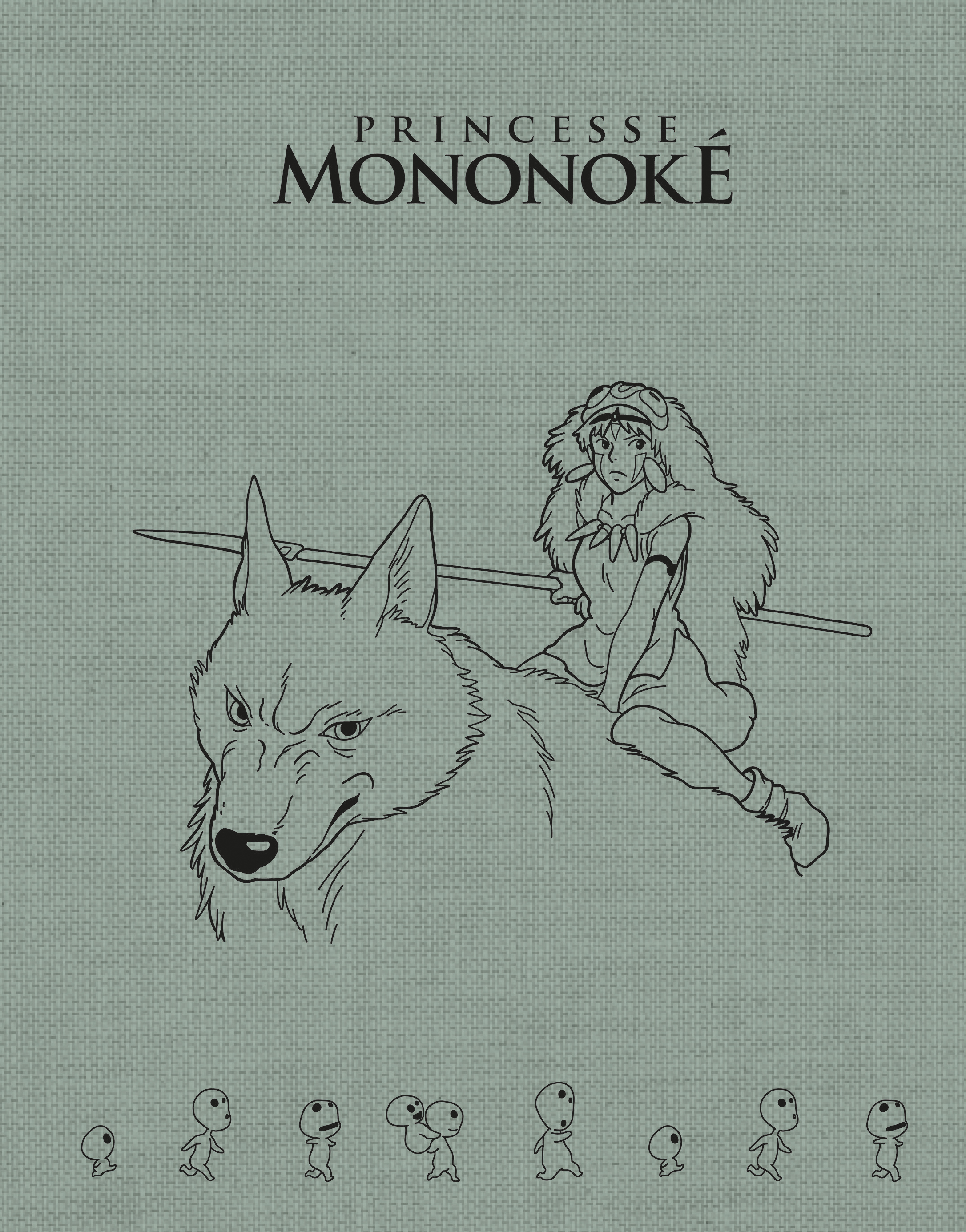 Ghibli : grand carnet Mononoké