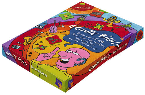 ECOUTE BIEN LES MUSICIENS COFFRET JEU