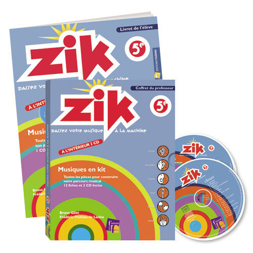 ZIK 5 EME COFFRET DU PROFESSEUR