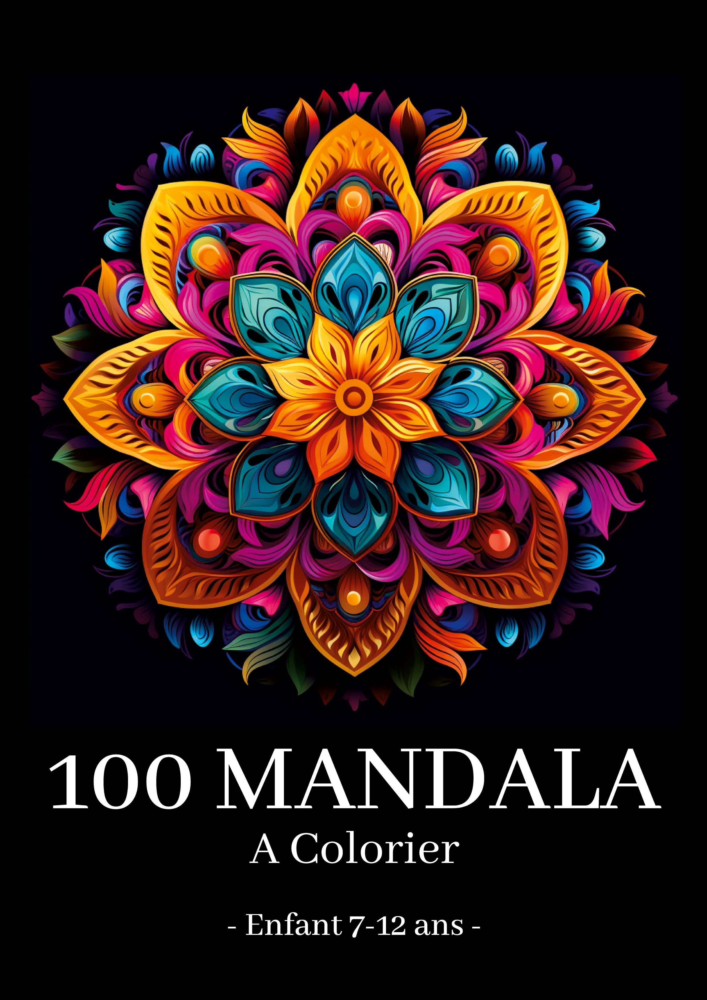 Mandala a Colorier Enfant 7-12 ans