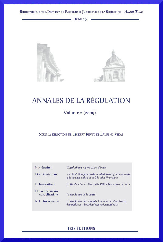 Annales de la régulation, vol.2 (2009)