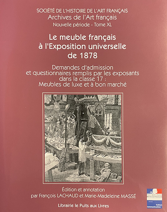 Le meuble français à l'exposition universelle de 1878
