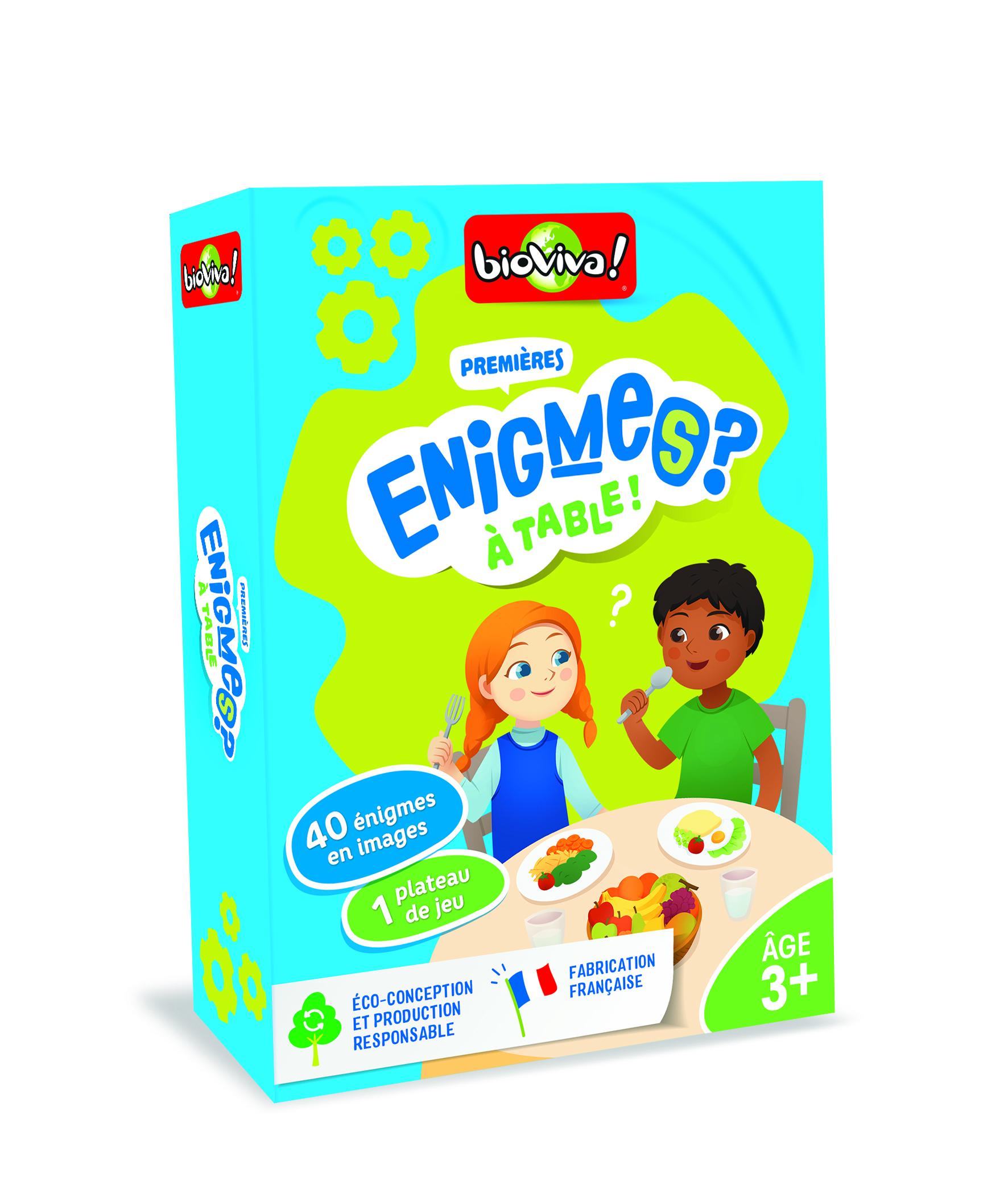 MES PREMIERES ENIGMES  A TABLE !