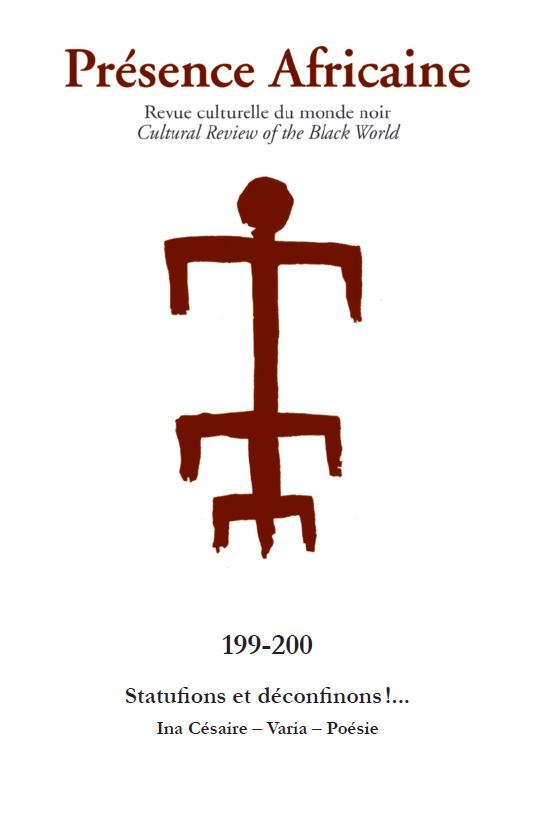 Revue Présence Africaine n° 199-200 : Statufions et déconfinons!