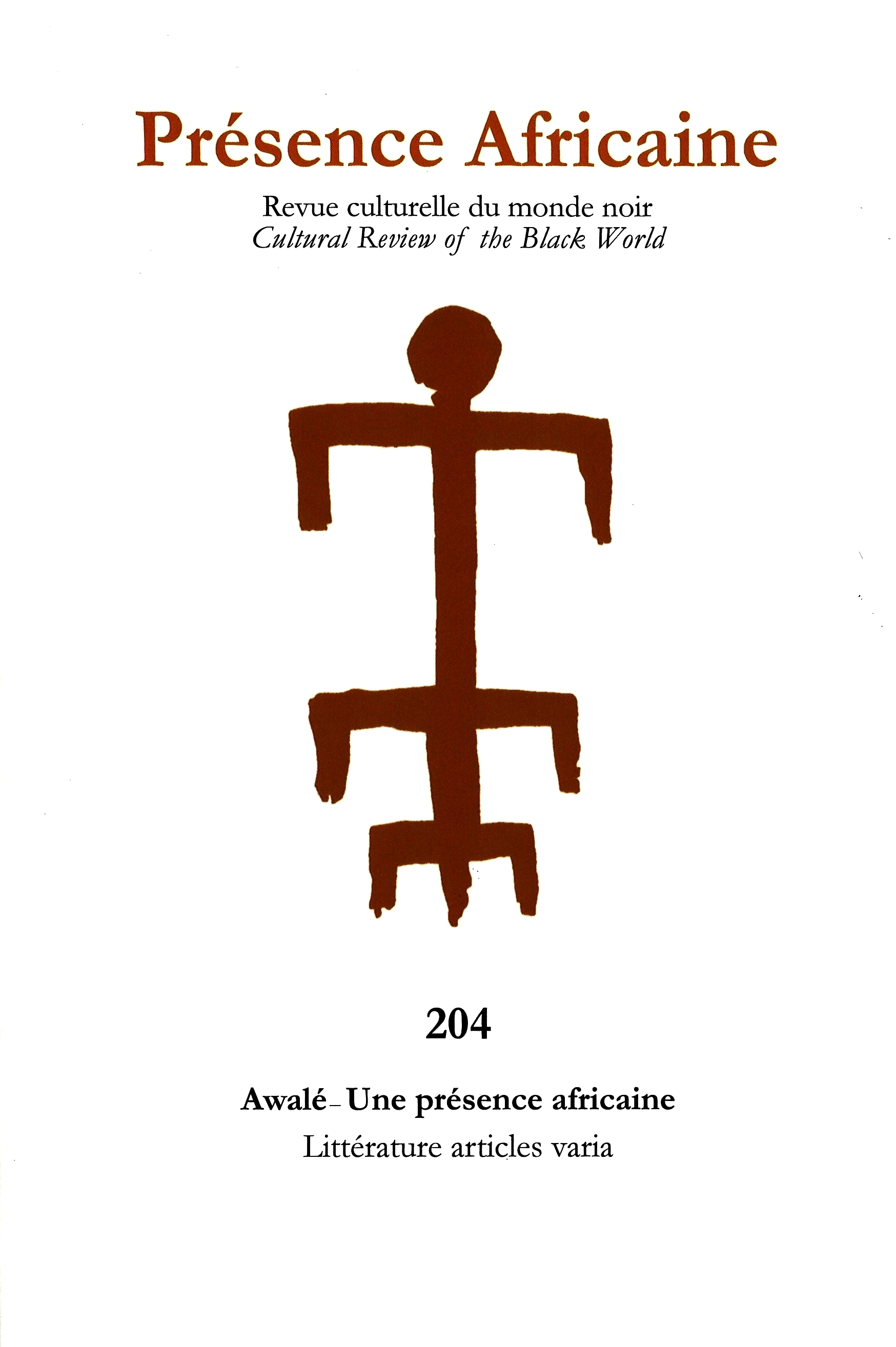 REVUE PRÉSENCE AFRICAINE 204