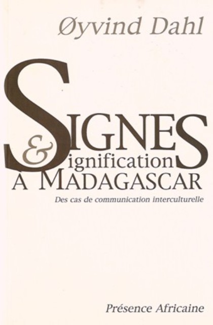SIGNES ET SIGNIFICATIONS A MADAGASCAR