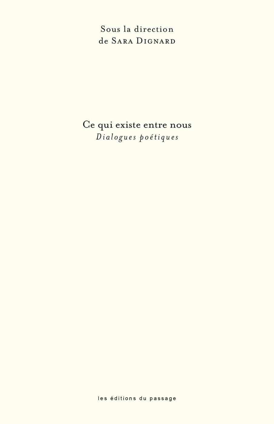 Ce qui existe entre nous