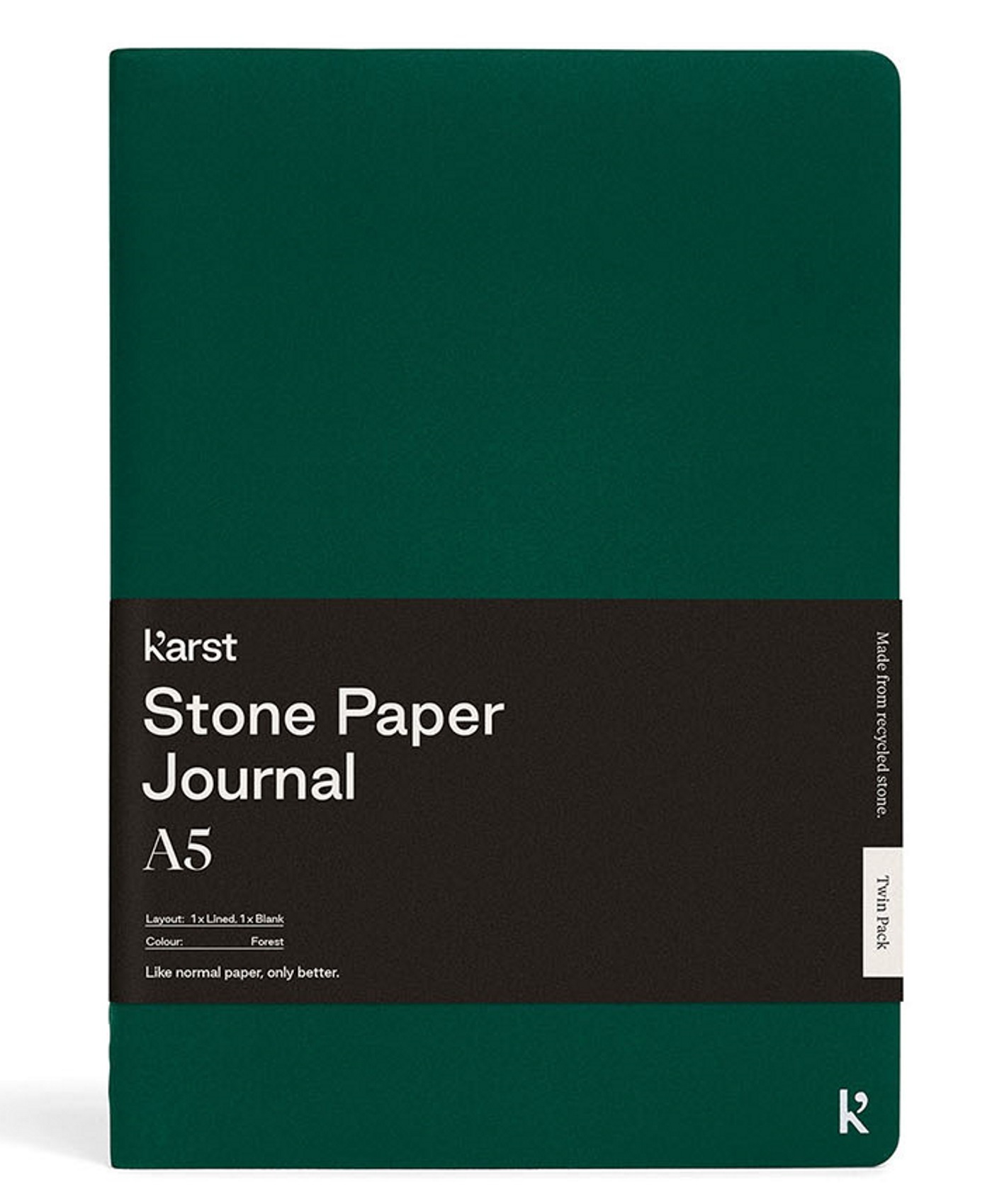 CAHIER A5 VERT SAPIN TWIN LOT 2