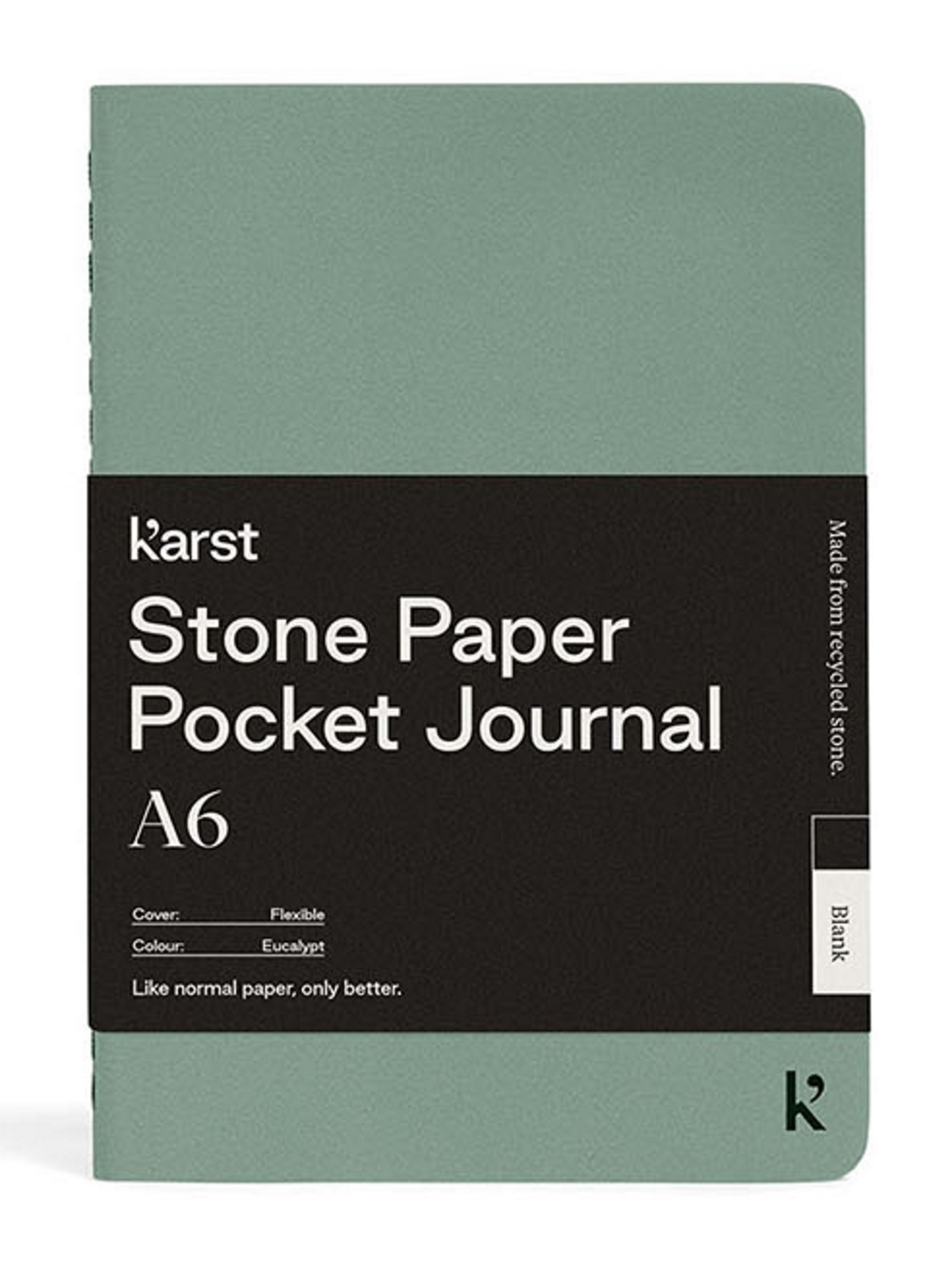 CAHIER A6 POCHE VERT UNI