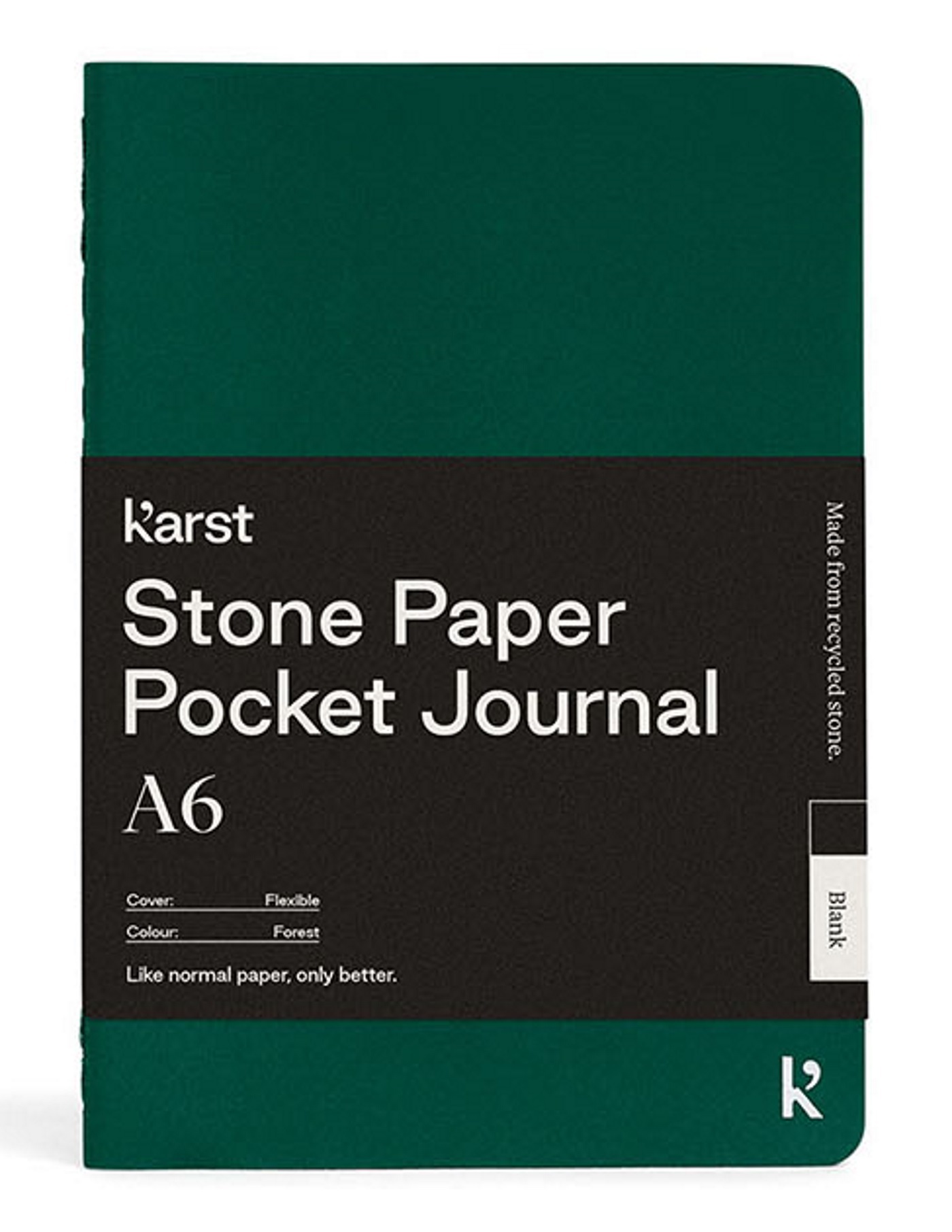 CAHIER A6 POCHE VERT SAPIN UNI