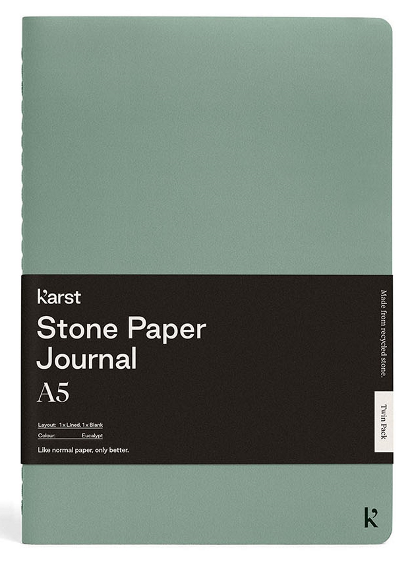 CAHIER A5 VERT TWIN LOT 2