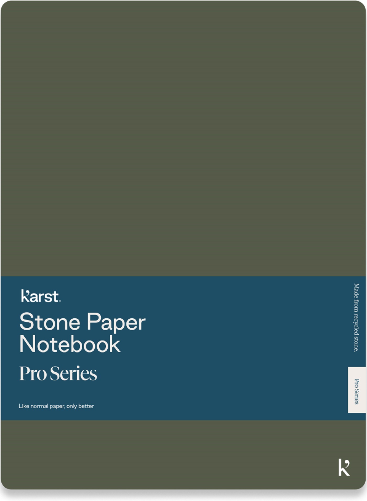 CARNET SERIE PRO - VERT OLIVE