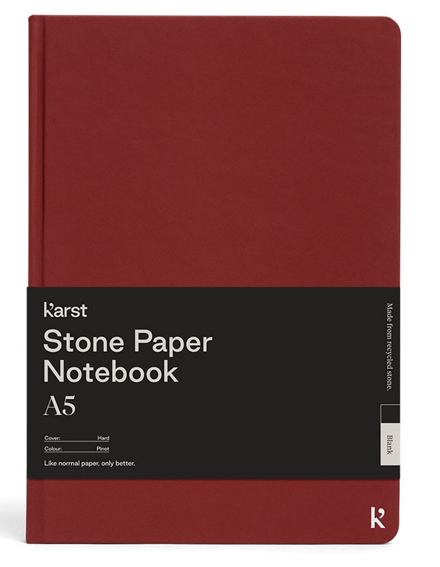 CARNET RIGIDE A5 BORDEAUX UNI