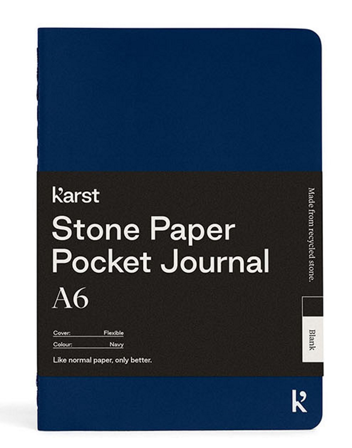 Cahier A6 poche bleu navy uni