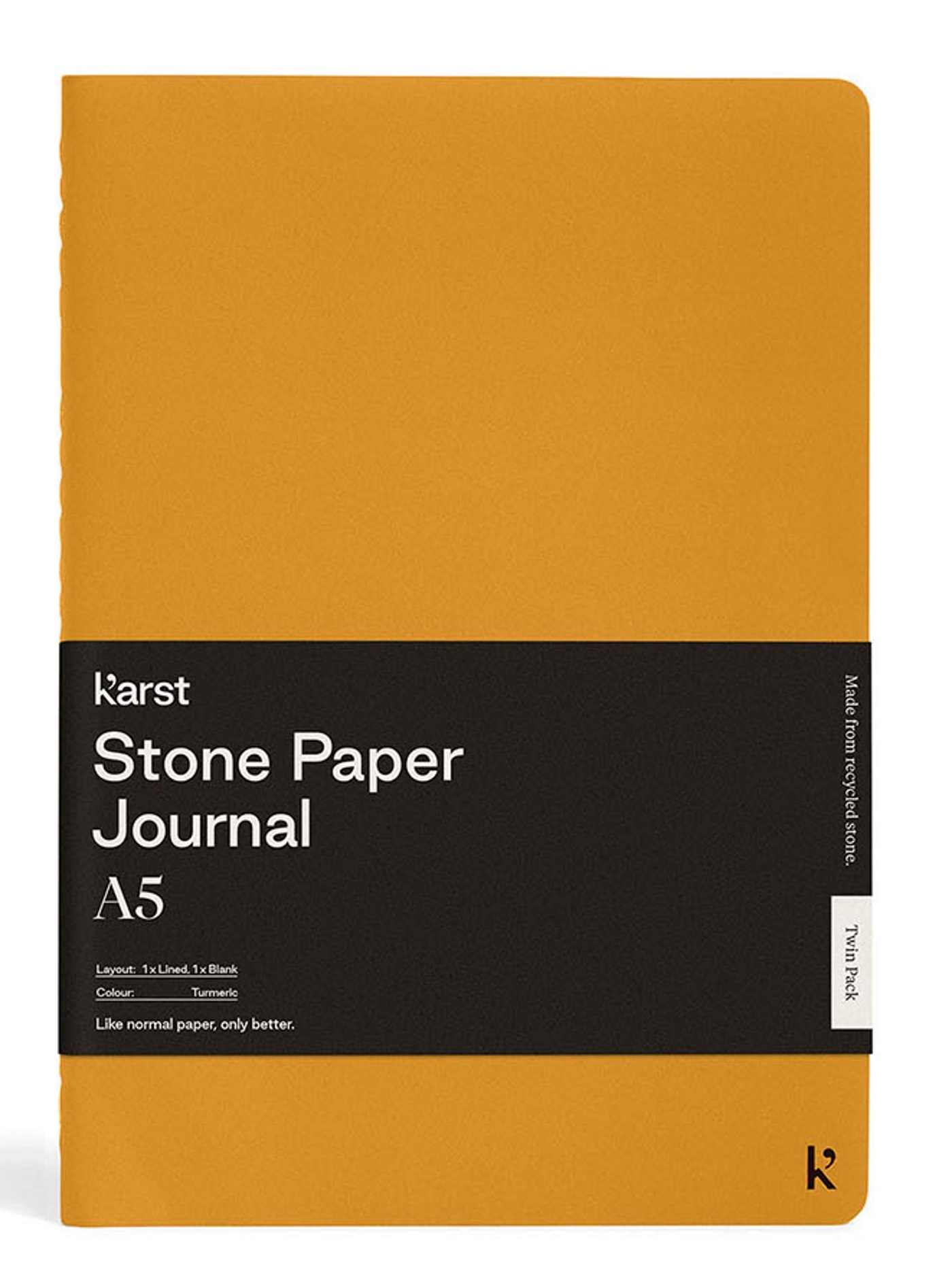 CAHIER A5 MOUTARDE TWIN LOT 2