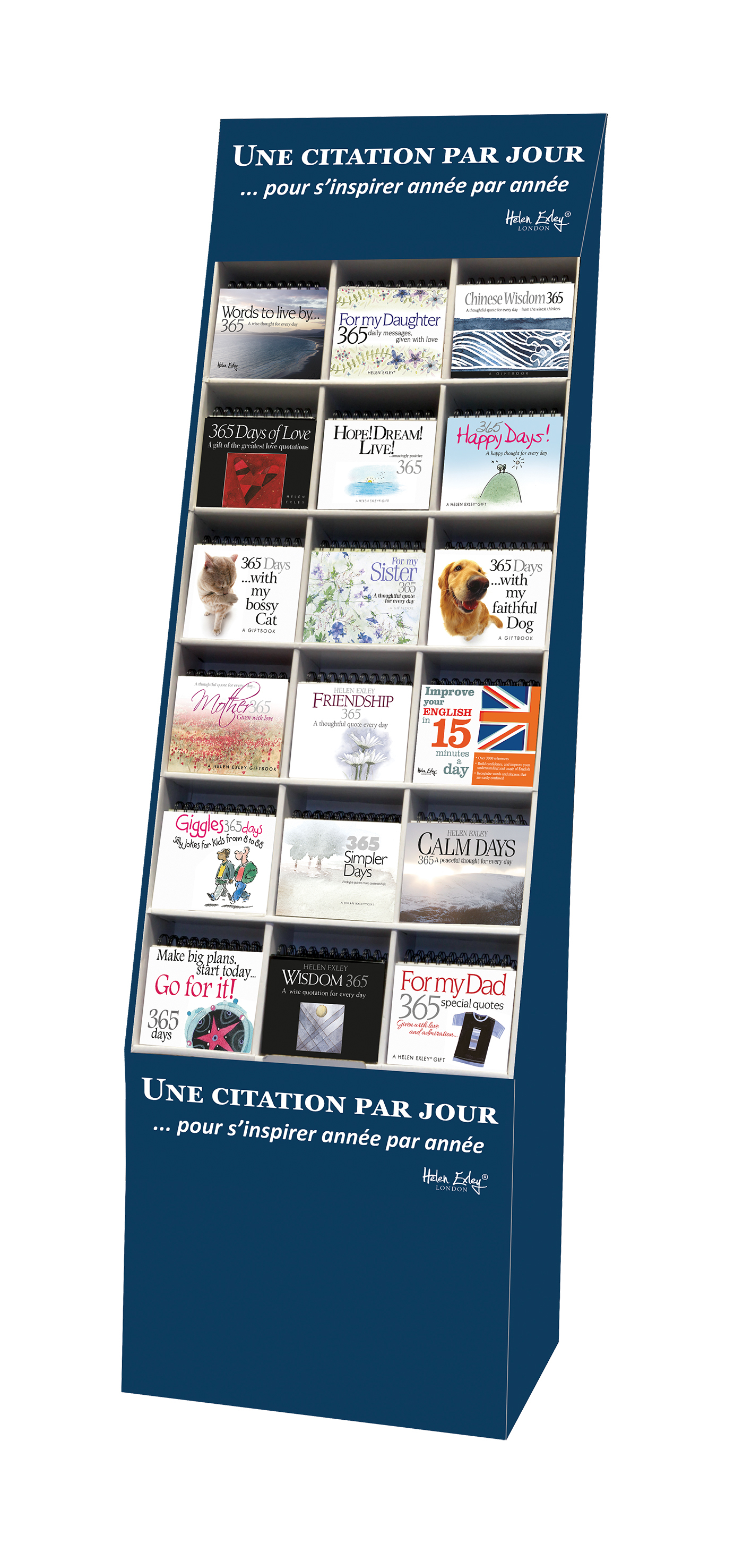 PRESENTOIR VIDE POUR KIT CALENDRIERS  54 VOL