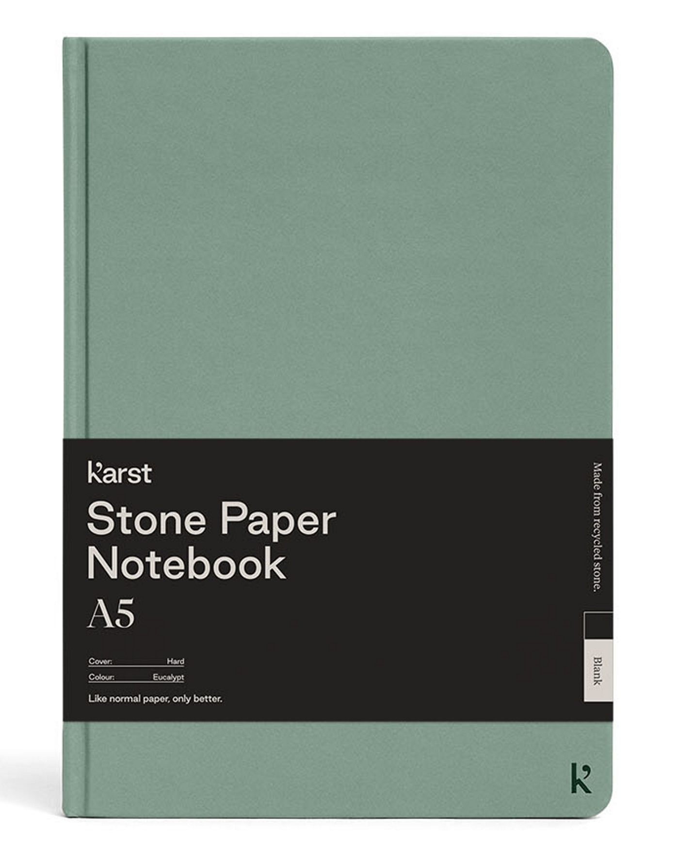 CARNET RIGIDE A5 VERT UNI