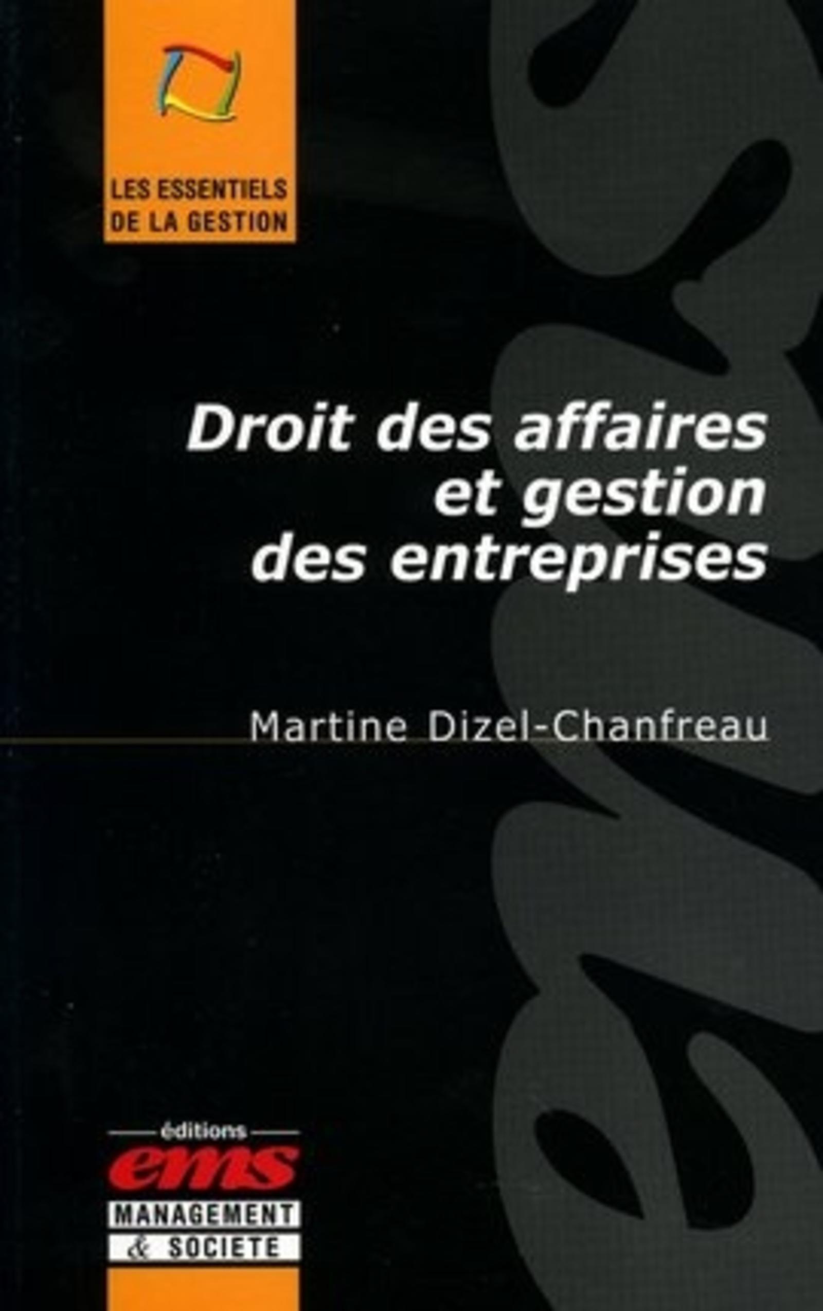 DROIT DES AFFAIRES ET GESTION DES ENTREPRISES