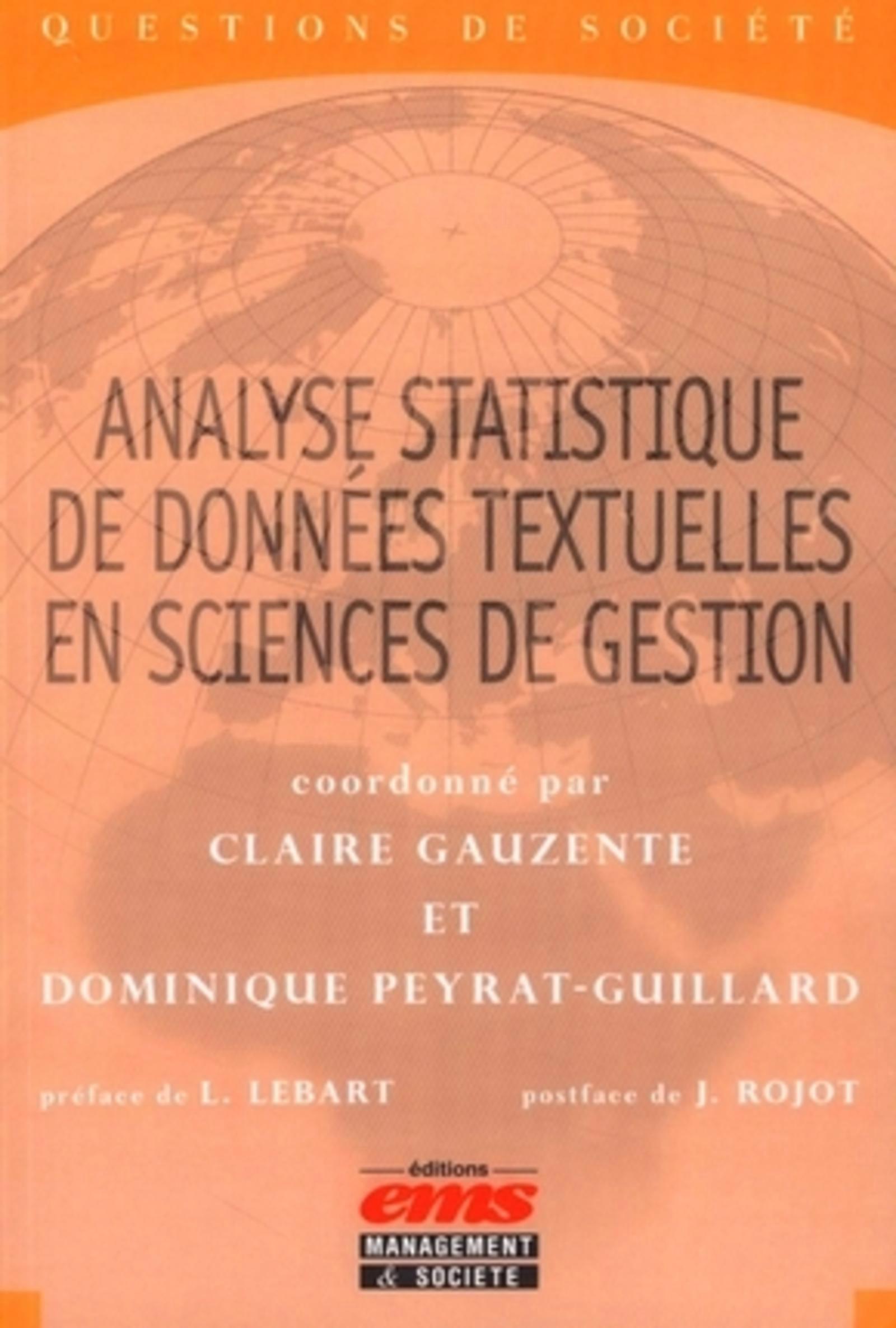 Analyse statistique des données textuelles en sciences de gestion
