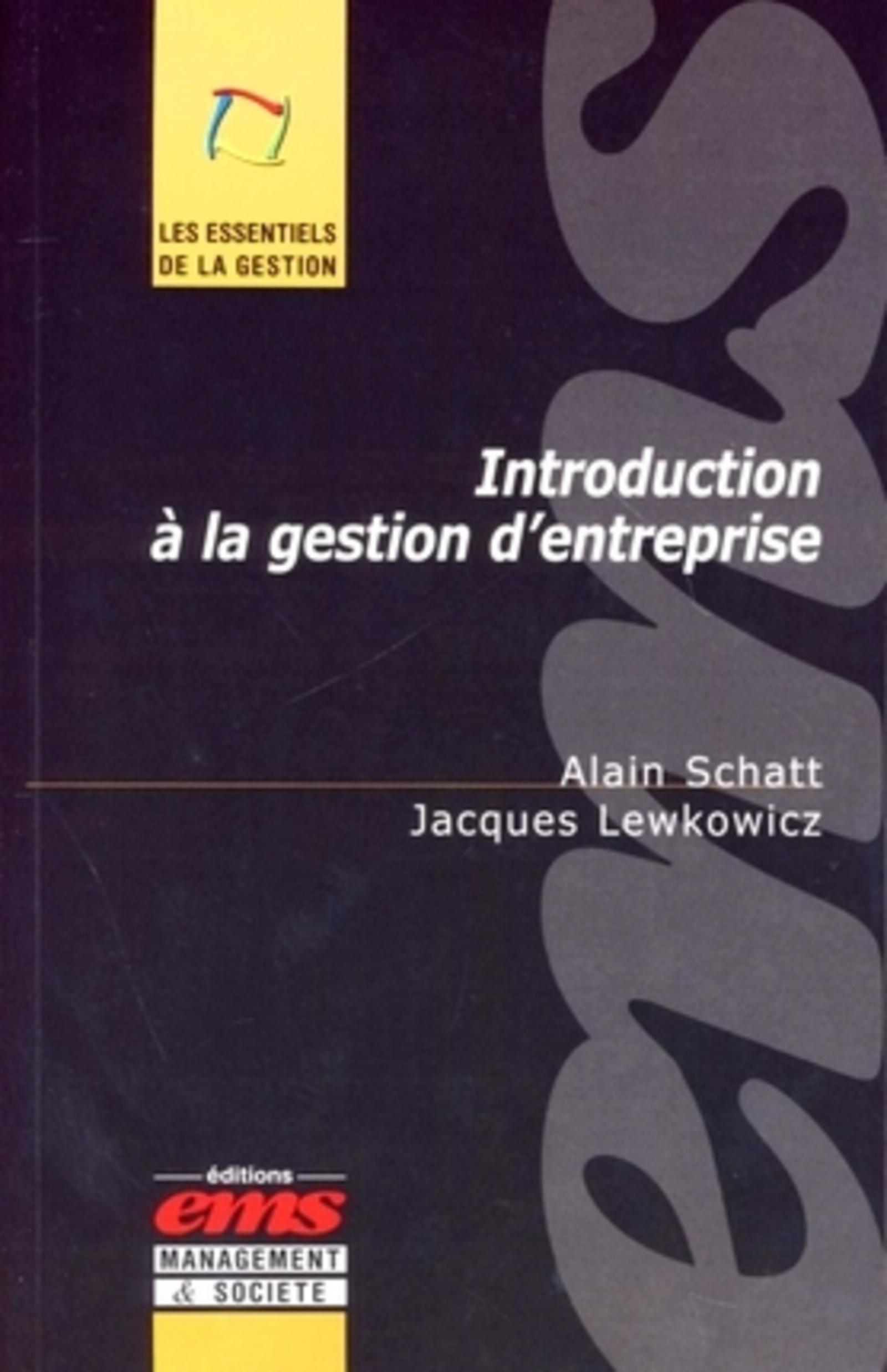 Introduction à la gestion d'entreprise