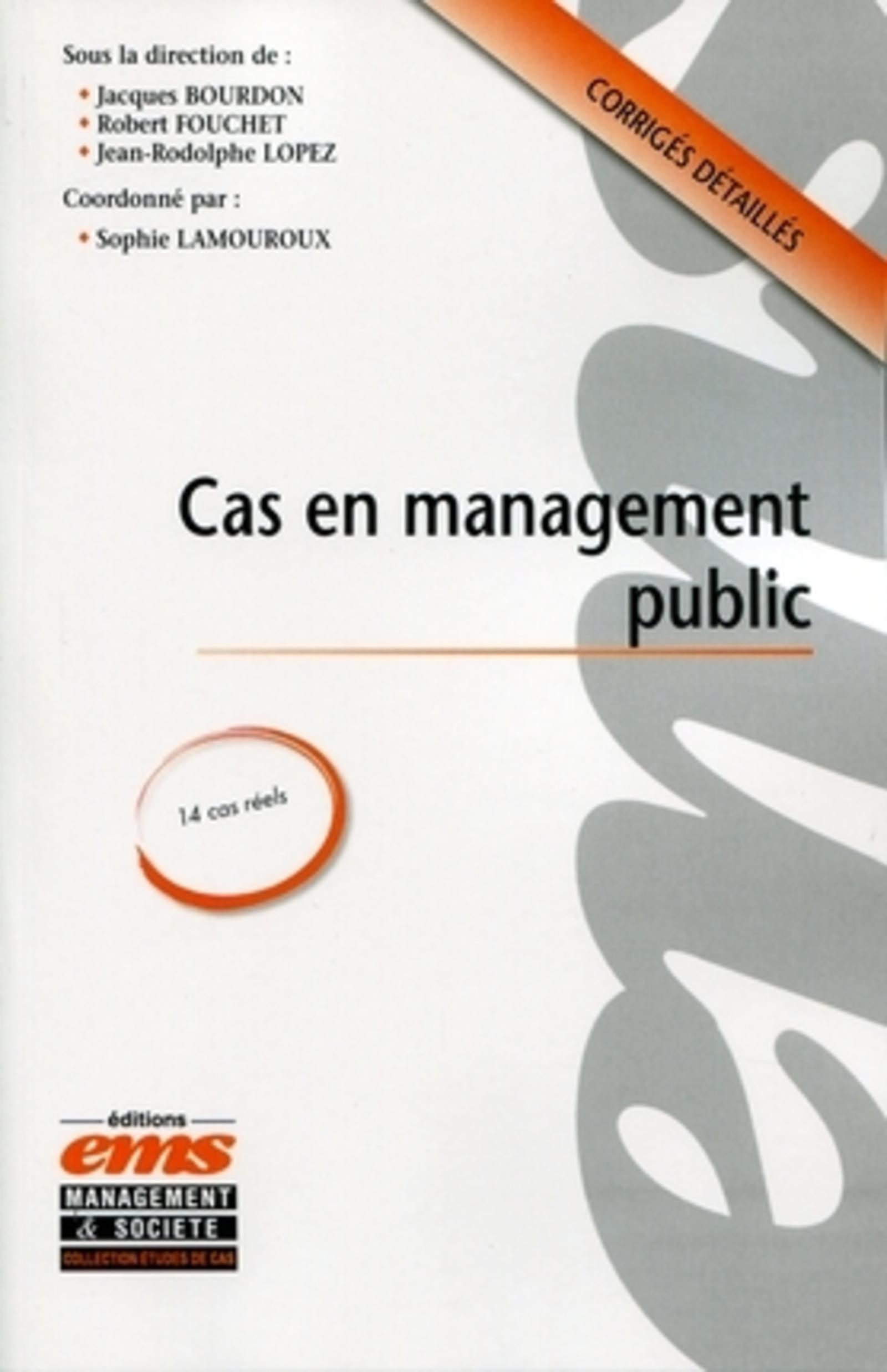 Cas en management public