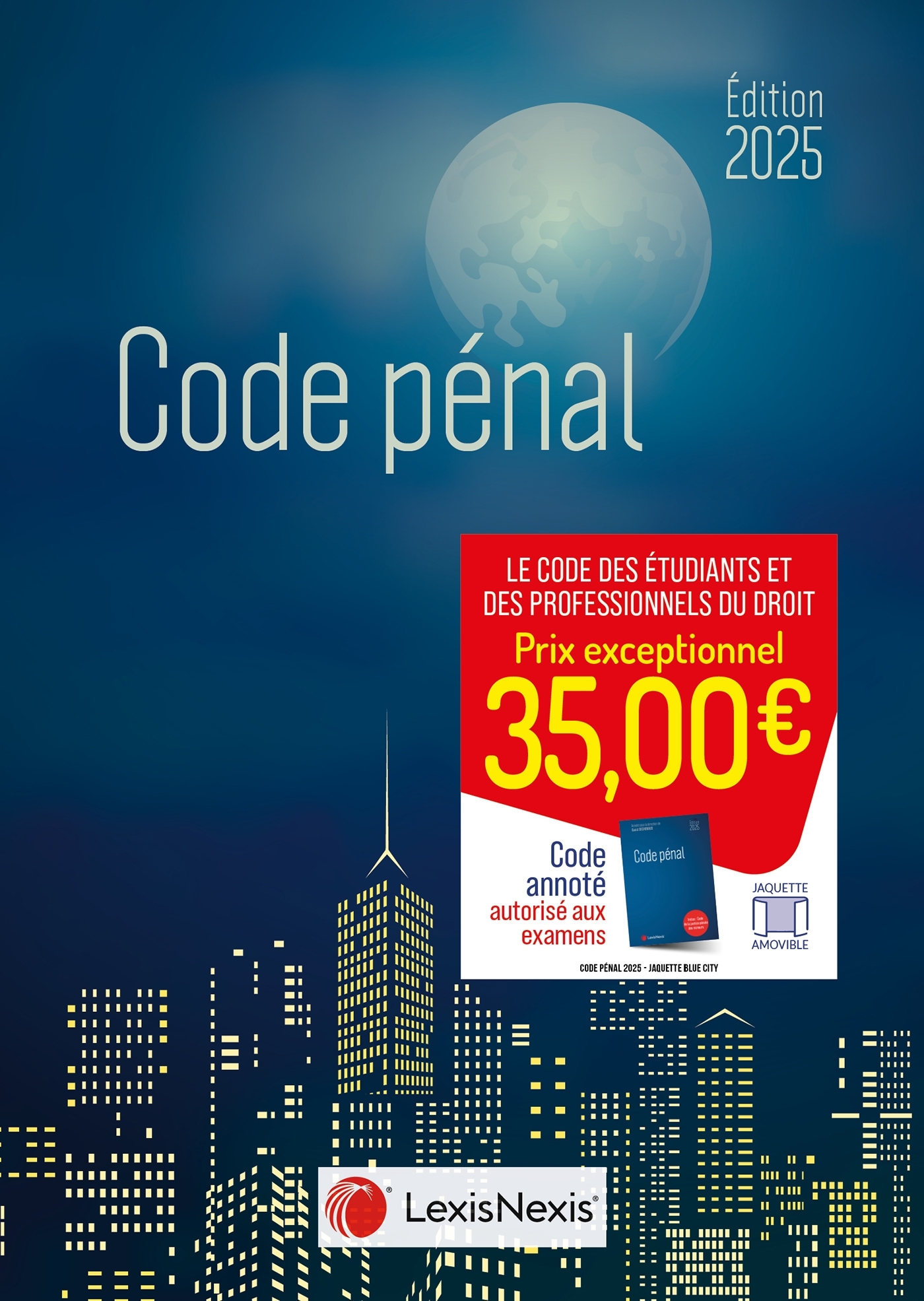 Code pénal 2025 - Jaquette Blue City