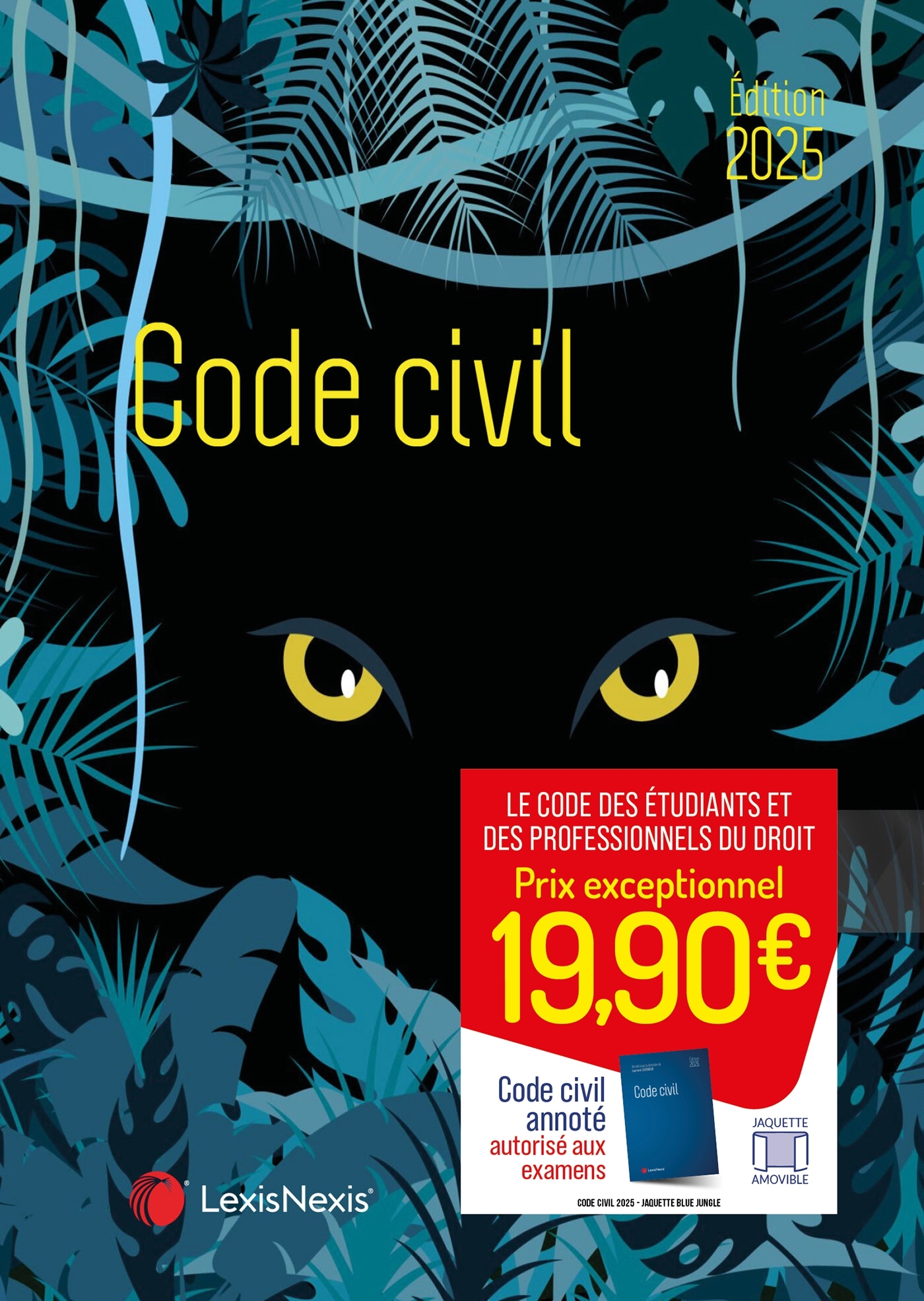 Code civil 2025 - Jaquette Blue Jungle