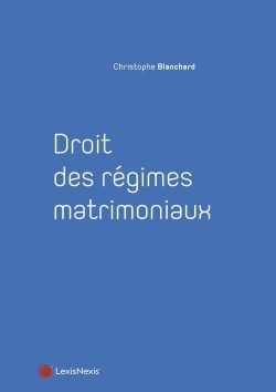 droit des regimes matrimoniaux