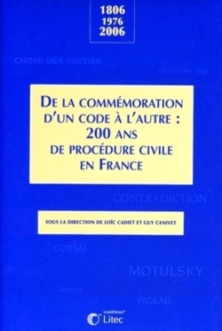 colloque commemoration bicentenaire code procedure civile
