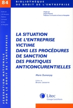la situation de l entreprise victime dans procedures de sanctions des pratiques anticoncurrentielle