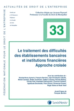 le traitement des difficultes des etab bancaires n.33