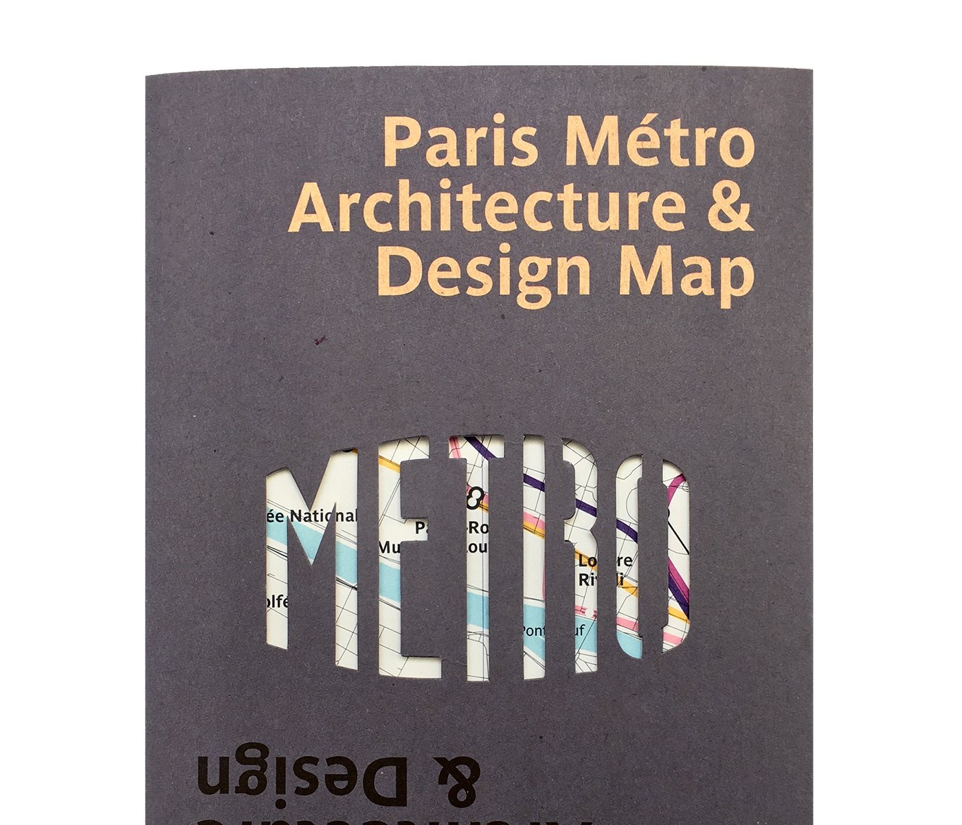 Paris Metro Architecture & Design Map: Plan du Metro Parisien