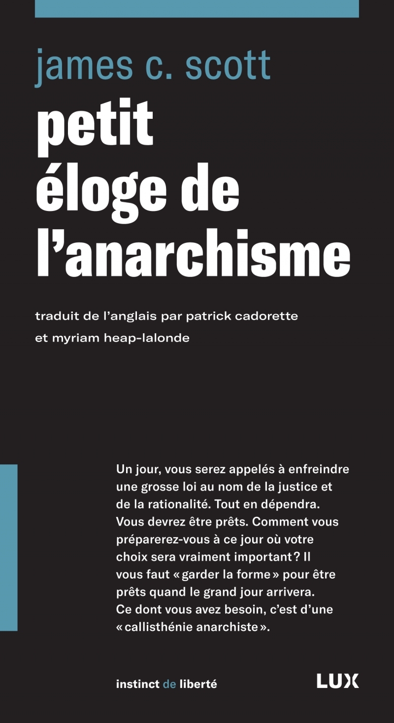 PETIT ELOGE DE L'ANARCHISME